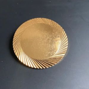 Monet Circular Gold Brooch